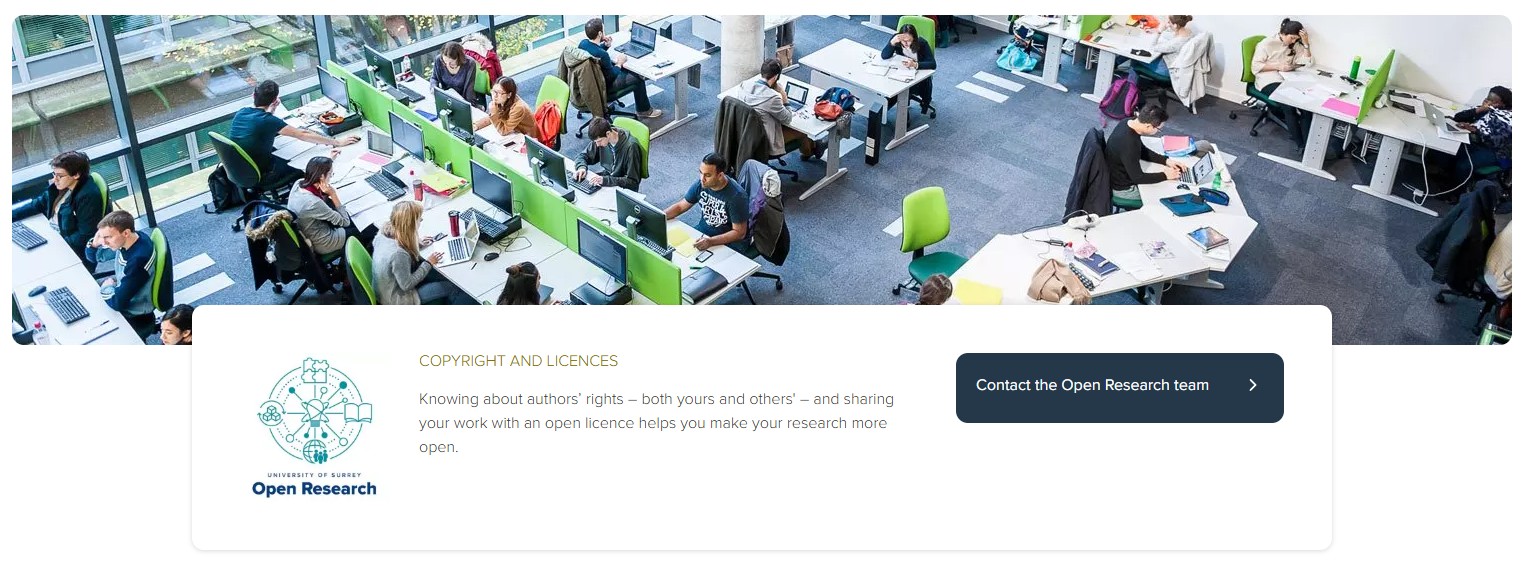 University of Surrey Library – Copyright and Licenses | OER Commons