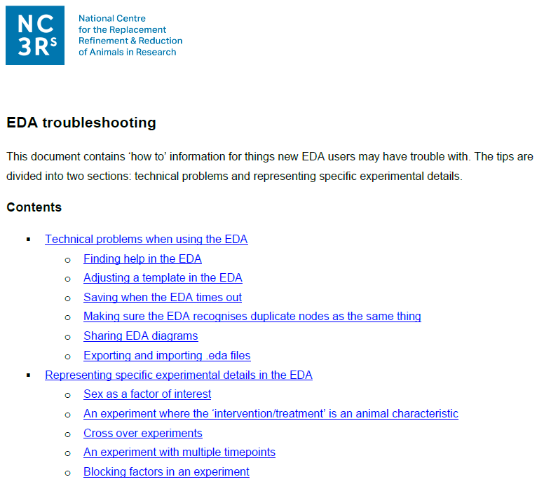 EDA Troubleshooting Guide | OER Commons