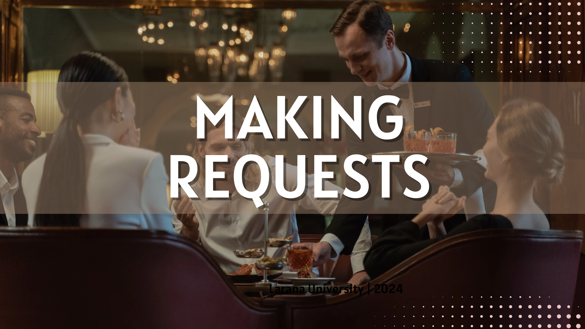 Three Requests WHAT WILL YOU BE HAVING? : Sentence structures for making requests ...