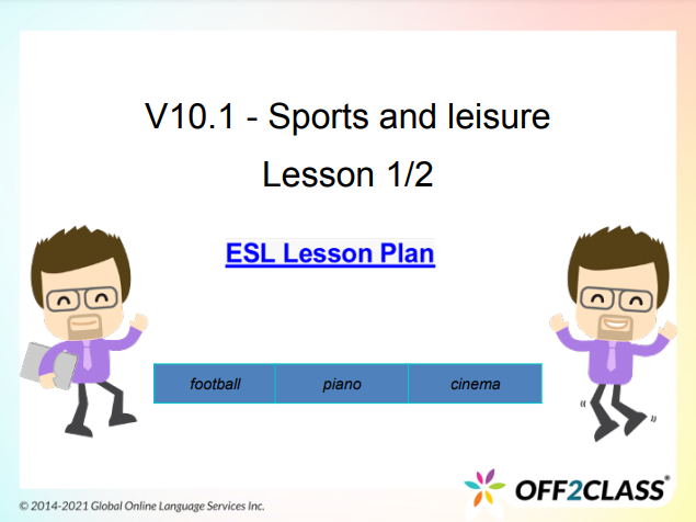 A Vocabulary Lesson Plan On Sports And Leisure OER Commons