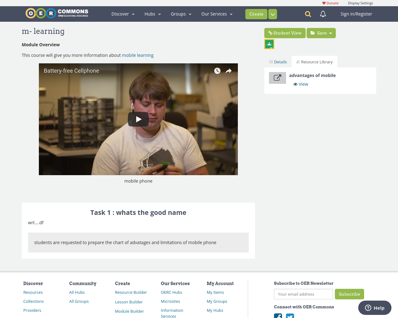 m- learning | OER Commons