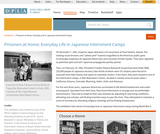 Prisoners at Home: Everyday Life in Japanese Internment Camps