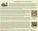 The 1562 Map of America by Diego Gutierrez