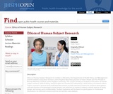 Ethics of Human Subject Research Ethics of Human Subject Research