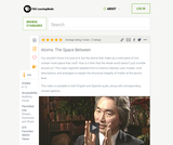 Atoms: The Space Between Atoms: The Space Between
