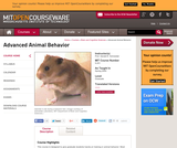 Advanced Animal Behavior, Spring 2000 Advanced Animal Behavior, Spring 2000