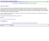 Aerodynamics: The Mathematical Implications