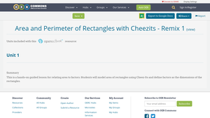 Area and Perimeter of Rectangles with Cheezits - Remix 1 | OER Commons