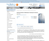 Advanced Problems in Mathematics: Preparing for University Advanced Problems in Mathematics: Preparing for University