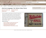 American Languages: Our Nation's Many Voices