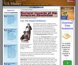 12a. The Impact of Slavery 12a. The Impact of Slavery