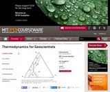 Thermodynamics for Geoscientists, Fall 2006 Thermodynamics for Geoscientists, Fall 2006