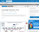 Copyright Decision Tool Copyright Decision Tool