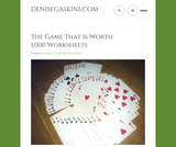 The Game That Is Worth 1,000 Worksheets