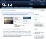 Climatology for the Operational Forecaster Climatology for the Operational Forecaster