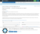 Harry Potter and the Methods of Reproducibility Harry Potter and the Methods of Reproducibility