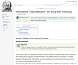Module 8: Medium- and Long-term Financing Module 8: Medium- and Long-term Financing