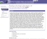 Flooding in the Finger Lakes Region, NY