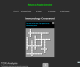 Immunology Crossword Puzzle