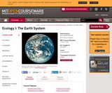 Ecology I: The Earth System, Fall 2009 Ecology I: The Earth System, Fall 2009