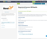 Empowered Learner: MS English Empowered Learner: MS English