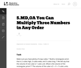 5.MD,OA You Can Multiply Three Numbers in Any Order 5.MD,OA You Can Multiply Three Numbers in Any Order