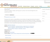 ACE School Management and Leadership: Lead and manage a subject, learning area or phase (Word)