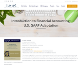 Introduction to Financial Accounting: U.S. GAAP Adaptation Introduction to Financial Accounting: U.S. GAAP Adaptation