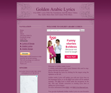 Golden Arabic Lyrics Golden Arabic Lyrics