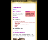 Lung Model: Make a Lung and Diaphragm