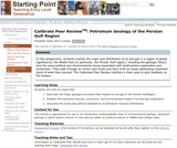 Calibrated Peer Review: Petroleum Geology of the Persian Gulf Region Calibrated Peer Review: Petroleum Geology of the Persian Gulf Region