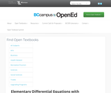 Elementary Differential Equations with Boundary Value Problems