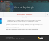 Forensic Psychologist Forensic Psychologist