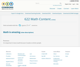 622 Math Content 622 Math Content