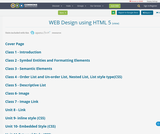 WEB Design using HTML 5 WEB Design using HTML 5