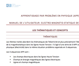 OER-UCLouvain: Apprentissage par problème en physique pour des groupes d'étudiants en apprentissage actif: Electrostatique et Magnétostatique dans les lignes HT OER-UCLouvain: Apprentissage par problème en physique pour des groupes d'étudiants en apprentissage actif: Electrostatique et Magnétostatique dans les lignes HT