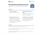 21st Century Skills: Social Diversity/Awareness