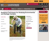 Analytical Techniques for Studying Environmental and Geologic Samples, Spring 2011 Analytical Techniques for Studying Environmental and Geologic Samples, Spring 2011
