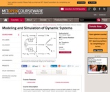 Modeling and Simulation of Dynamic Systems, Fall 2006 Modeling and Simulation of Dynamic Systems, Fall 2006