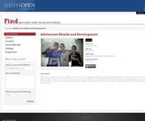 Adolescent Health and Development