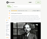 Earthquake Prediction