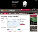 Principles of Inorganic Chemistry II, Fall 2008 Principles of Inorganic Chemistry II, Fall 2008
