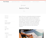 Teach Design: Build to Think Teach Design: Build to Think