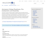 Aerospace College Readiness, Pre-employment, and Assembly Aerospace College Readiness, Pre-employment, and Assembly