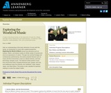Exploring the World of Music Exploring the World of Music
