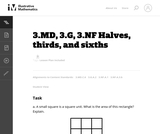3.MD, 3.G, 3.NF Halves, thirds, and sixths