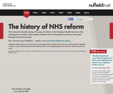 Nuffield Trust's NHS history interactive timeline Nuffield Trust's NHS history interactive timeline