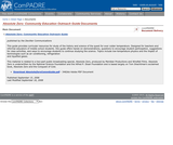 Absolute Zero: Community Education Outreach Guide