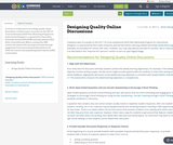 Designing Quality Online Discussions Designing Quality Online Discussions