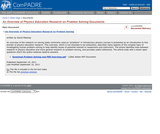 An Overview of Physics Education Research on Problem Solving